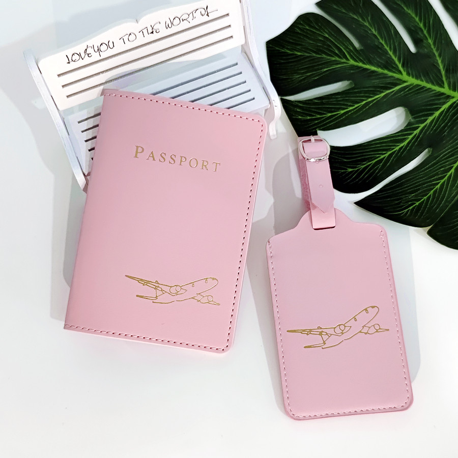 Sarung paspor pesawat, 2 buah/ - Qantas Travel Accessories ulasan dan harga