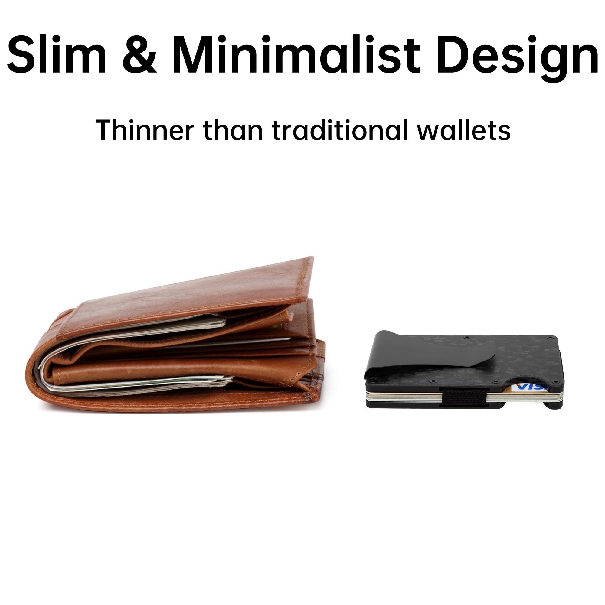 Dompet Serat Karbon, Dompet Kl - Travel Wallet Slim ulasan dan harga