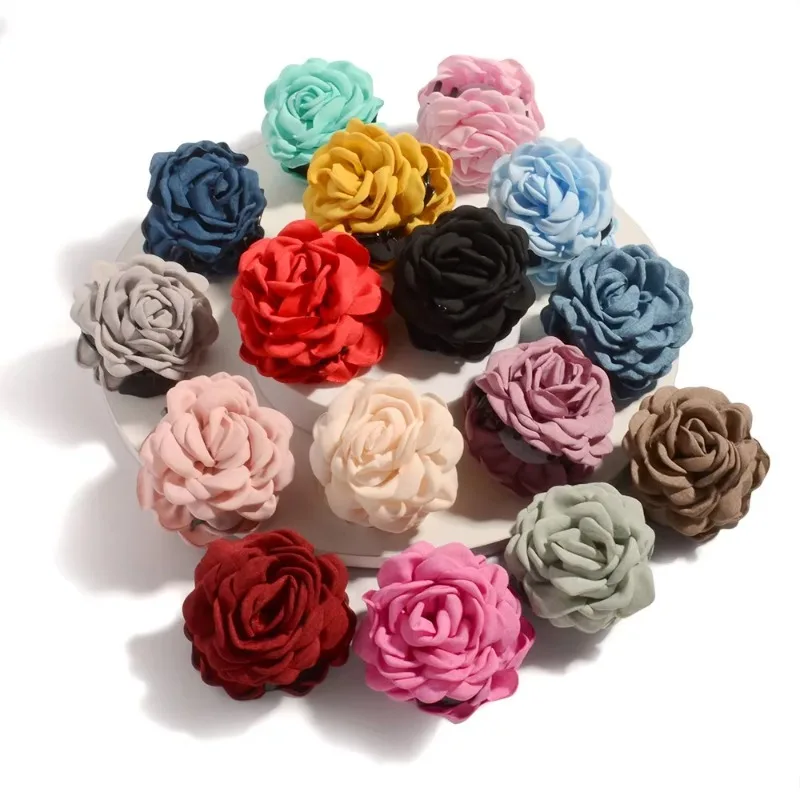 Klip Cakar Rambut Bunga Mawar  - Travel Hair Accessories ulasan dan harga