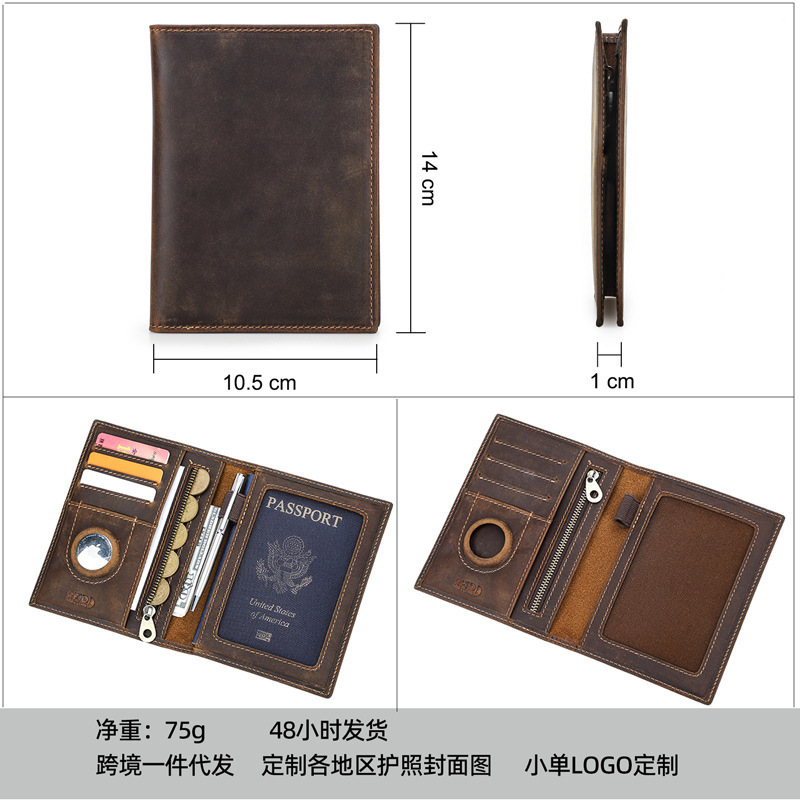 Dompet kulit asli, dompet kuli - Travel Wallet Slim ulasan dan harga