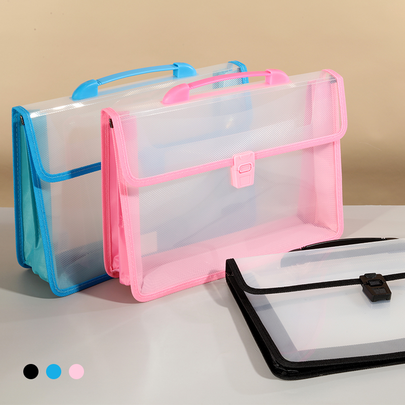 Tas plastik transparan portabe - Document Organizer Folder ulasan dan harga