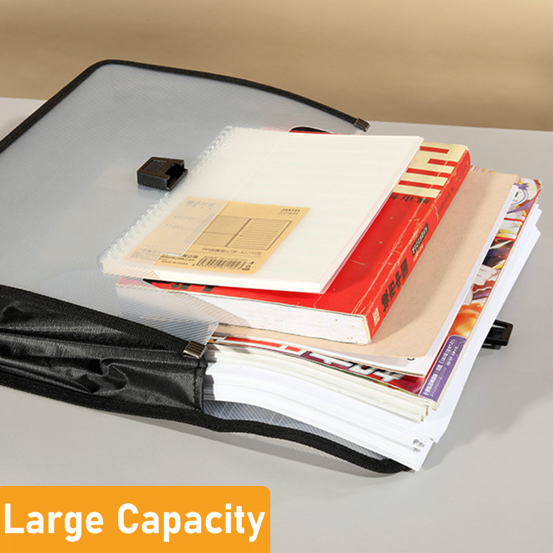 Tas plastik transparan portabe - Document Organizer Folder ulasan dan harga