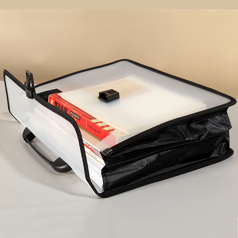 Tas plastik transparan portabe - Document Organizer Folder ulasan dan harga