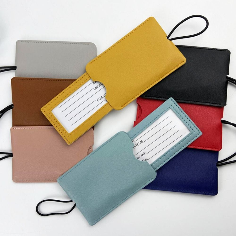 Label Bagasi Kulit PU yang Dap - Travel Accessories Luggage Straps ulasan dan harga
