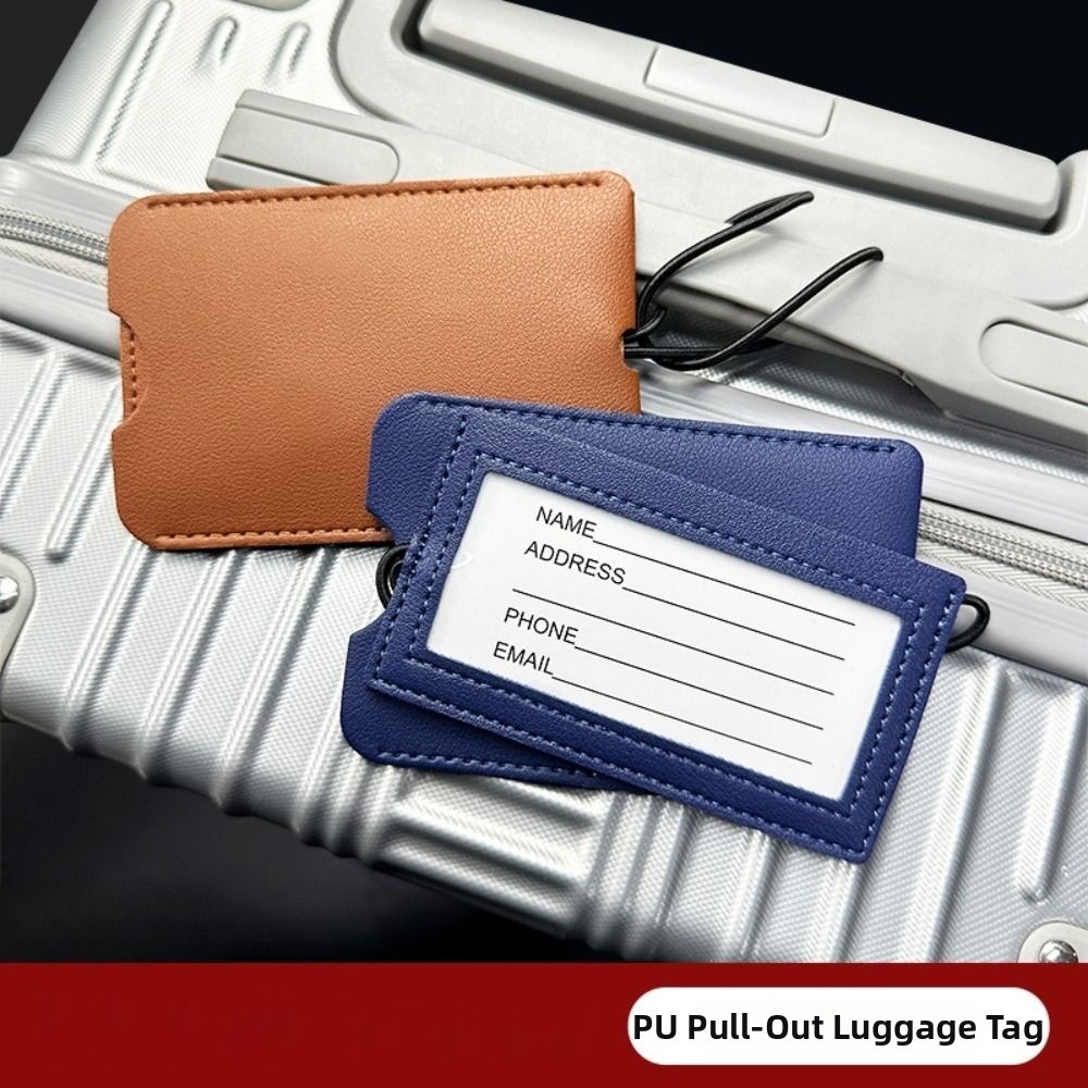 Label Bagasi Kulit PU yang Dap - Travel Accessories Luggage Straps ulasan dan harga