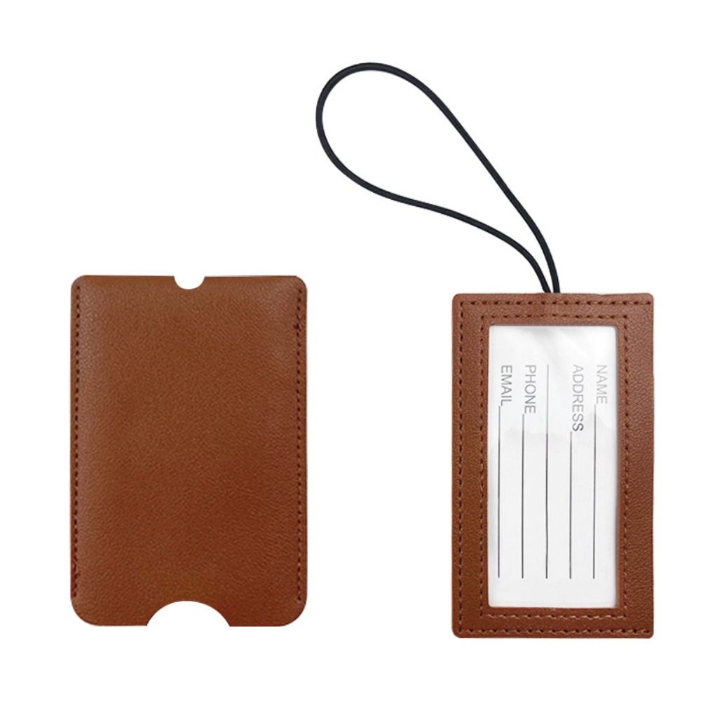 Label Bagasi Kulit PU yang Dap - Travel Accessories Luggage Straps ulasan dan harga