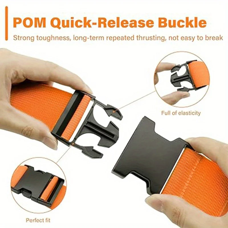 6 Pak Tali Bagasi Set Tag Baga - Travel Accessories Luggage Straps ulasan dan harga