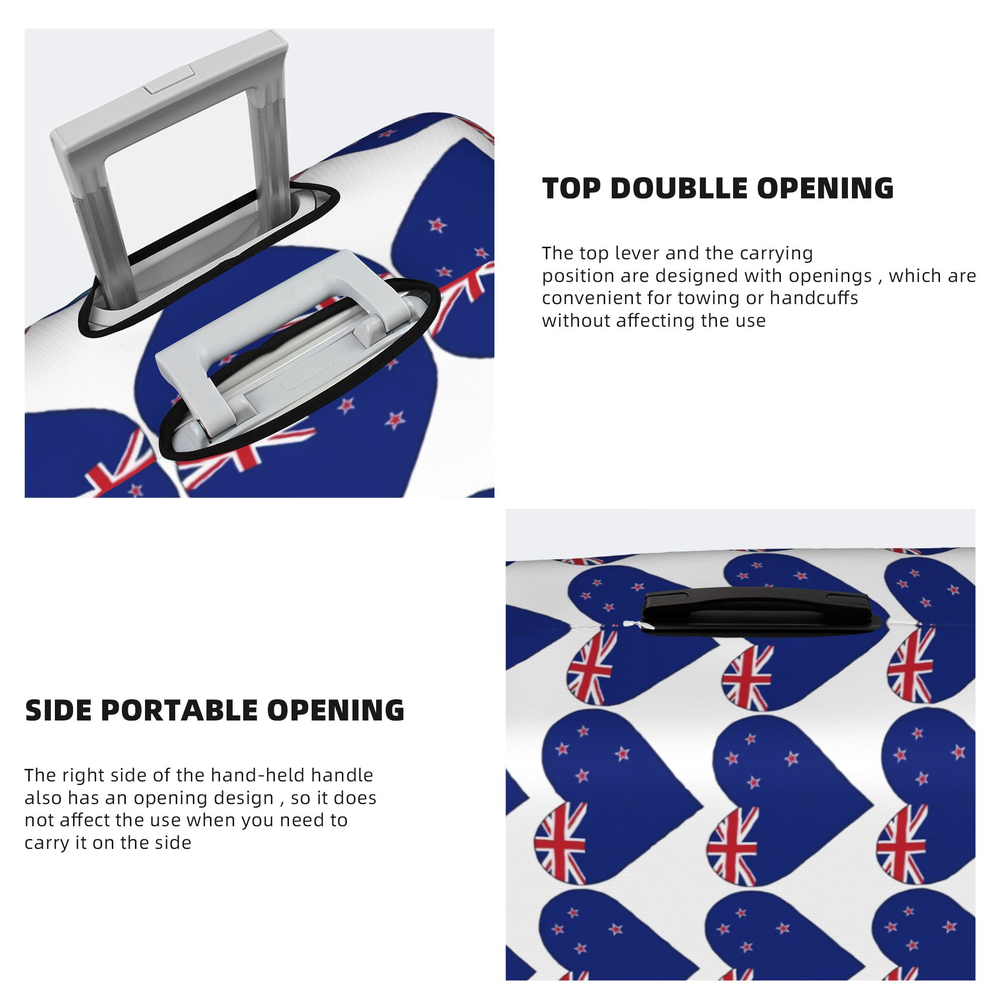 Penutup Bagasi Bendera Hati Se - Travel Accessories New Zealand ulasan dan harga