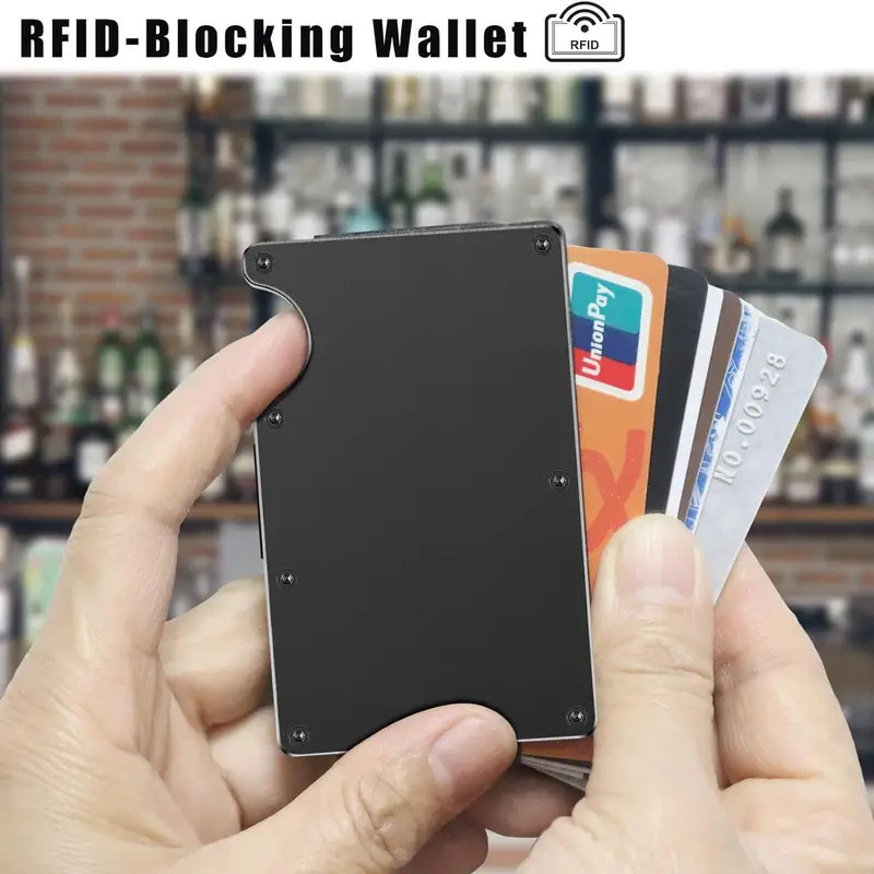 Dompet Aluminium Pelindung Kar - Travel Wallet Slim ulasan dan harga